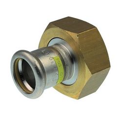 Buderus Logafix Edelstahl Gas Anschlussverschraubung Innen/Innengewinde 15mm x G 7/... BUDERUS-7738327729 4057749644565 (Abb. 1)