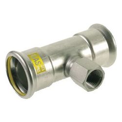 Buderus Logafix Edelstahl Gas T-Stück Innen/Innengewinde/Innen 76,1mm x Rp 3/4" x76... BUDERUS-7738327701 4057749644282 (Abb. 1)