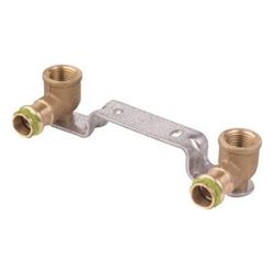 Buderus Logafix Rotguss Montageeinheit 150mm 15mm x Rp 1/2" gekröpft mit V-Kontur... BUDERUS-7738327071 4057749639455 (Abb. 1)