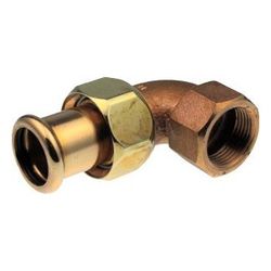 Buderus Logafix Rotguss Bogen 90 Grad Innen/Innengewinde 28mm x Rp 1" mit M-Kontur... BUDERUS-7738326621 4057749635099 (Abb. 1)