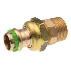 Buderus Logafix Rotguss Durchgangsverschraubung Innen/Außengewinde flach 42mm x R 1... BUDERUS-7738327065 4057749639394 (Abb. 1)