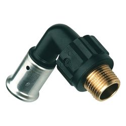 Buderus Pressfitting Standard PVDF Winkel 90 Grad Außengewinde 32mm x 1", Presskont... BUDERUS-7738334109 5414764037991 (Abb. 1)