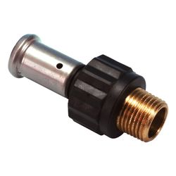Buderus Übergang Außengewinde 20mm x 1/2" PVDF Pressfitting, Presskontur BE... BUDERUS-7738334180 5414764019904 (Abb. 1)