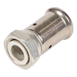Buderus Verschraubung Innengewinde 20mm x 3/4" Brass Pressfitting, Presskontur BE... BUDERUS-7738334196 5414764027688 (Abb. 1)