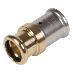 Buderus Press-Übergang auf Kupfer 26x28mm Brass Pressfitting, Presskontur BE... BUDERUS-7738334208 5414764392205 (Abb. 1)