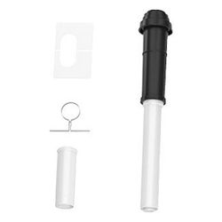Buderus Grundbausatz DO, d. 80/125mm für Wärmeerzeuger mit KAS nach oben, Schwarz... BUDERUS-7738112570 4057749828460 (Abb. 1)