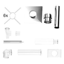 Buderus Grundbausatz GA-K, d. 80/125mm Edelstahl für Wärmeerzeuger mit KAS nach obe... BUDERUS-7738112547 4057749779786 (Abb. 1)