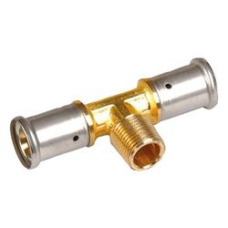 Buderus T-Stück Außengewinde 20mm x 1/2" x 20mm Brass Pressfitting... BUDERUS-7738338348 5414764015746 (Abb. 1)