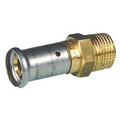 Buderus Übergangsfitting Außengewinde 16mm x 3/4" Brass Pressfitting... BUDERUS-7738338374 5414764369740 (Abb. 1)