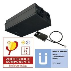 Buderus Logavent Wohnungslüftungsgerät HRV156-120 K S OR Kompaktlüftungsgerät mit W... BUDERUS-7739621523 4062321614485 (Abb. 1)