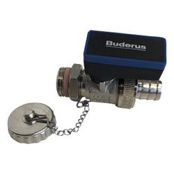 Buderus Logafix V2 KFE-Hahn 1/2" Innengewinde, Messing PN 12 Messing roh... BUDERUS-7738342197 4062321593827 (Abb. 1)