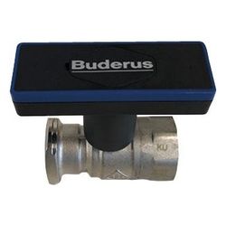 Buderus Logafix Pumpenkugelhahn 11/4 PN 10 Messing vernickelt... BUDERUS-7738342215 4062321594008 (Abb. 1)