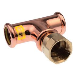 Buderus Logafix Rotguss Gas T-Stück Innen/Innengewinde/Innen 28mm x Rp 1/2" x 28mm ... BUDERUS-7738326803 4057749636881 (Abb. 1)