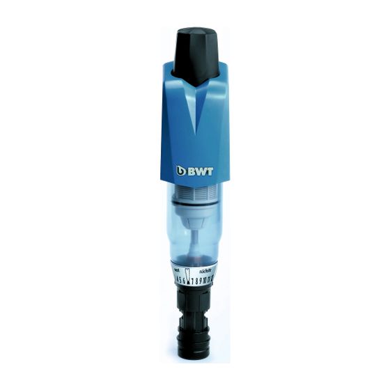 BWT Infinity M Filter Hauswasserstation 1" inklusive Schnellanschlussmodul Druckminderer, manueller Rückspülfilter