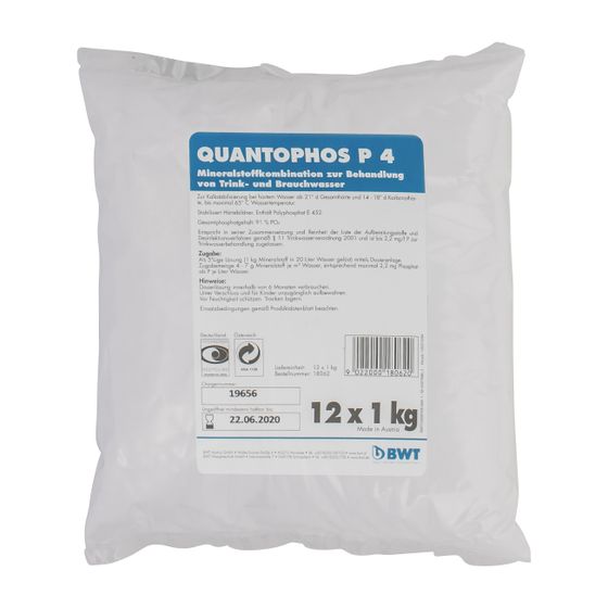 BWT Wirkstoff Quantophos P 4, 1000 g für Medotronic P, Medomat FP u.G, Härtebereich 4