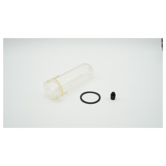 BWT Klarsichtzylinder für Filter, transparent, mit Dichtungs- und Ablassschraube, 1-904848