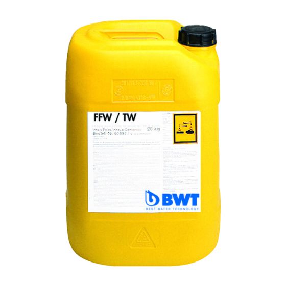 BWT Schnellentkalkung FFW/TW, 20 kg Lösung von Kalkstein und Rost