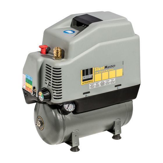BWT Kolbenkompressor ERF Verfahren 3, max 50L/min, PN 8, 6L-Behälter, ölfrei, 50959