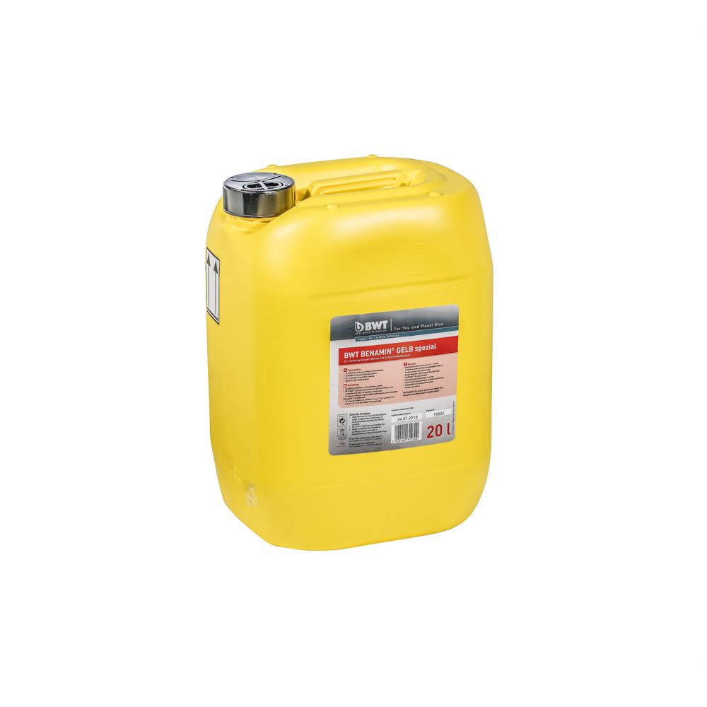 BWT ph-Wert-Senker Benamin gelb spezial pH-Minus für Dosieranlagen, flüssig, 20 l... BWT-31030 9022000310300 (Abb. 1)