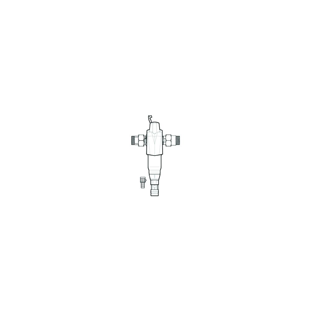 BWT Rückspülfilter Infinity M RF 1" DN 25, 4,5-6,5m3/h, PN 16, Messing bleifrei, 184mm, ... BWT-125665656 9022000002540 (Abb. 4)