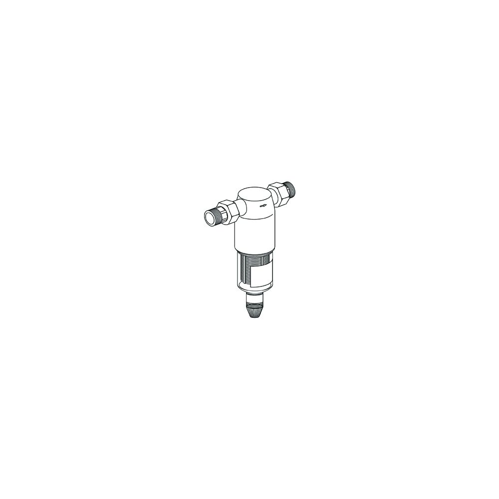 BWT Schutzfilter Avanti WF 3/4" DN 20, R 3/4 AG, 4m3/h, PN 16, Messing, 184mm, DVGW-geprüft,... BWT-50062 9022000101960 (Abb. 2)