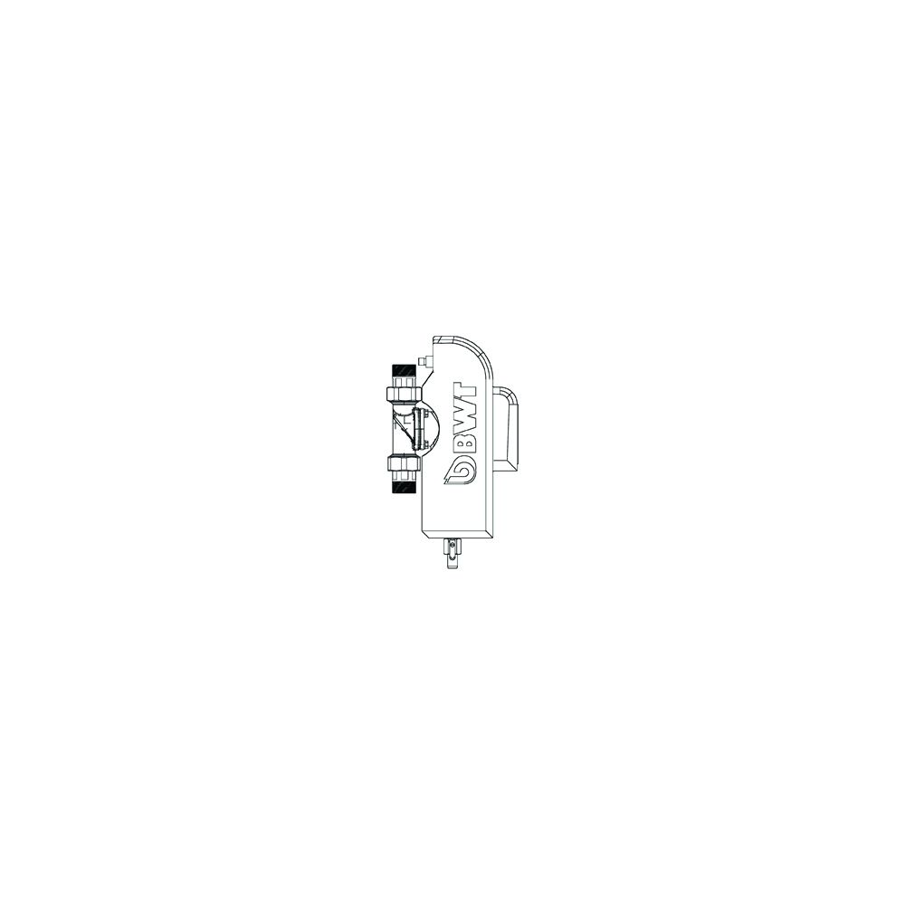 BWT Schlamm-Luftabscheider AQA therm SLA, 1" DN 25, PN 10, max 90 Grad, 184mm, 50217... BWT-50217 9022000104060 (Abb. 2)