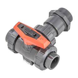 BWT Armaturenset DN 32, PVC, für Permeatspeicher A 500, Entleerung und Entnahme, 13963... BWT-13963 9022000139635 (Abb. 1)
