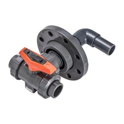 BWT Armaturenset DN 32, PVC, für Permeatspeicher A 1100 bis A 4000, Entleerung und Entnahme,... BWT-13964 9022000139642 (Abb. 1)