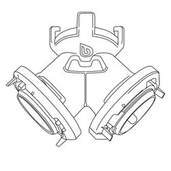 BWT Hydro-Modul Doppelanschluss DN 25 Hydro-Modul, Y-Stück... BWT-30063 9022000300639 (Abb. 1)