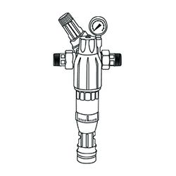 BWT Rückspülfilter-Hauswasserstation Bolero HWS 2" DN 50, 11m3/h, mit Druckminderer, PN ... BWT-125665646 9022000024832 (Abb. 1)