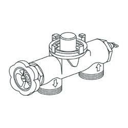 BWT Anschlussarmatur Multiblock Modul GIT, G 1 1/4" AG, PN 10, drehbar, 51969... BWT-51969 9022000840371 (Abb. 1)