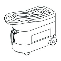 BWT Fahrbares Schnellentkalkungsgerät KalkEx-Mobil, max 2100l/h, 40L-Behälter, 230V, 60007... BWT-60007 9022000600029 (Abb. 1)