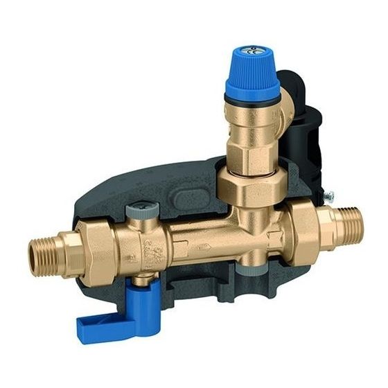 Caleffi Sicherheitsgruppe DN 15, 1/2Z, 6 bar