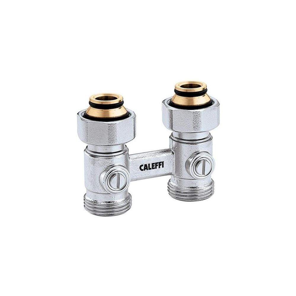 Caleffi Zweirohr Hahnblock 3010 Durchgangsform, 3/4Z IG... CALEFFI-301052 8016615104493 (Abb. 1)