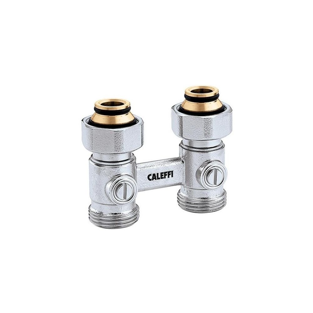 Caleffi Zweirohr Hahnblock 3010 Durchgangsform, 3/4Z IG... CALEFFI-301053 8016615698909 (Abb. 1)