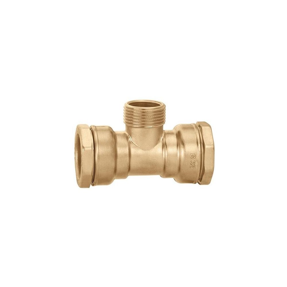 Caleffi T-Stück 865 Messing 20x1/2Z AGx3/8Z IG... CALEFFI-865420 8016615029802 (Abb. 1)