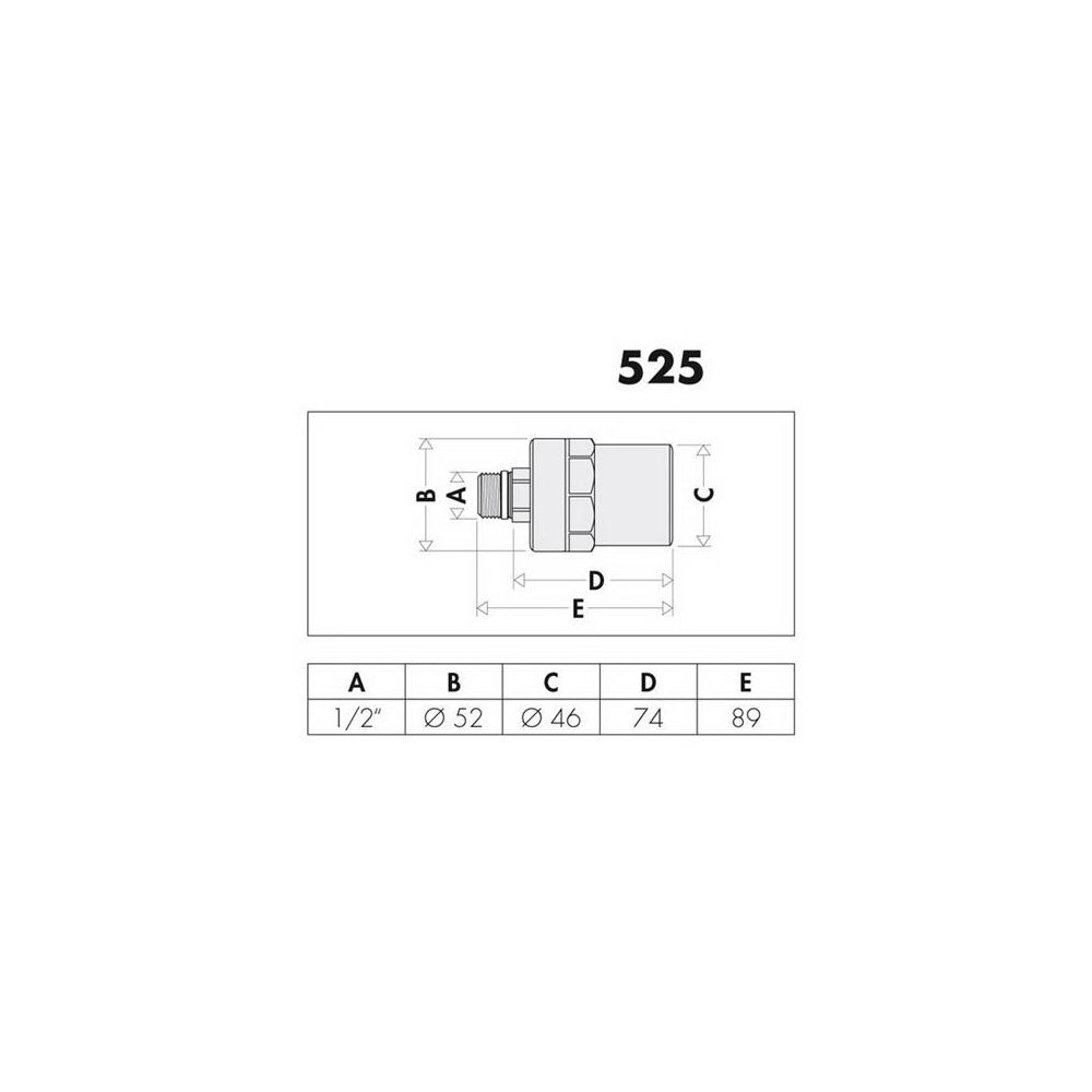 Caleffi Wasserschlagdämpfer MS, vc 1/2Z... CALEFFI-525040 8016615012712 (Abb. 2)