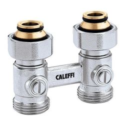 Caleffi Zweirohr Hahnblock 3010 Durchgangsform, 3/4Z IG... CALEFFI-301052 8016615104493 (Abb. 1)