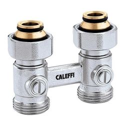 Caleffi Zweirohr Hahnblock 3010 Durchgangsform, 3/4Z IG... CALEFFI-301053 8016615698909 (Abb. 1)
