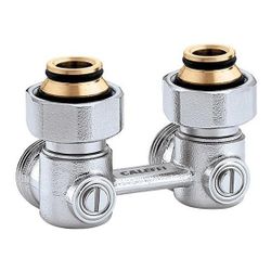 Caleffi Zweirohr Hahnblock 3011 Eckform, 3/4Z IG... CALEFFI-301152 8016615104516 (Abb. 1)