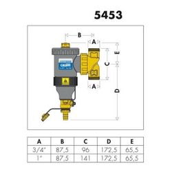 Caleffi Schlammabscheider DIRTMAG m Magnet, aus Technopolymer 1Z... CALEFFI-545306 8016615373820 (Abb. 1)
