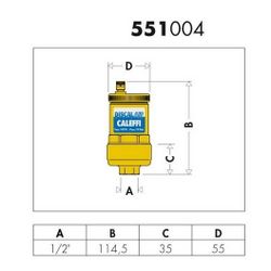 Caleffi Schnellentlüfter DISCALAIR automatisch, MS 1/2Z IG... CALEFFI-551004 8016615113891 (Abb. 1)