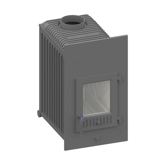 Camina Schmid Heizeinsatz SH11G Holz, 11kW, mit Innenauskleidung Seitensteine lang, Deckensteine