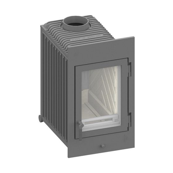 Camina Schmid Heizeinsatz SH11T Holz, 11kW, mit Innenauskleidung Seitensteine lang, Deckensteine