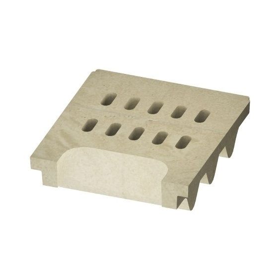 Camina Schmid Deckenstein, 105x295x385mm, Komplettpaket für Heizeinsätze SH9D, SD9E, SH9T