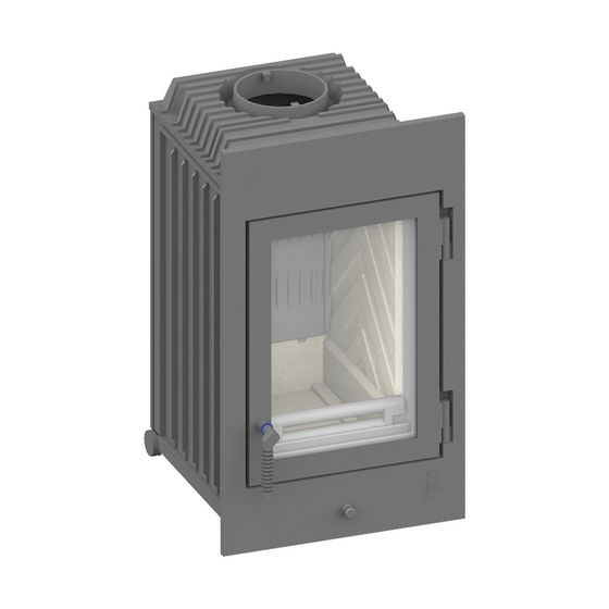 Camina Schmid Heizeinsatz SH9T Holz, 9kW, mit Innenauskleidung Seitensteine kurz, Deckensteine