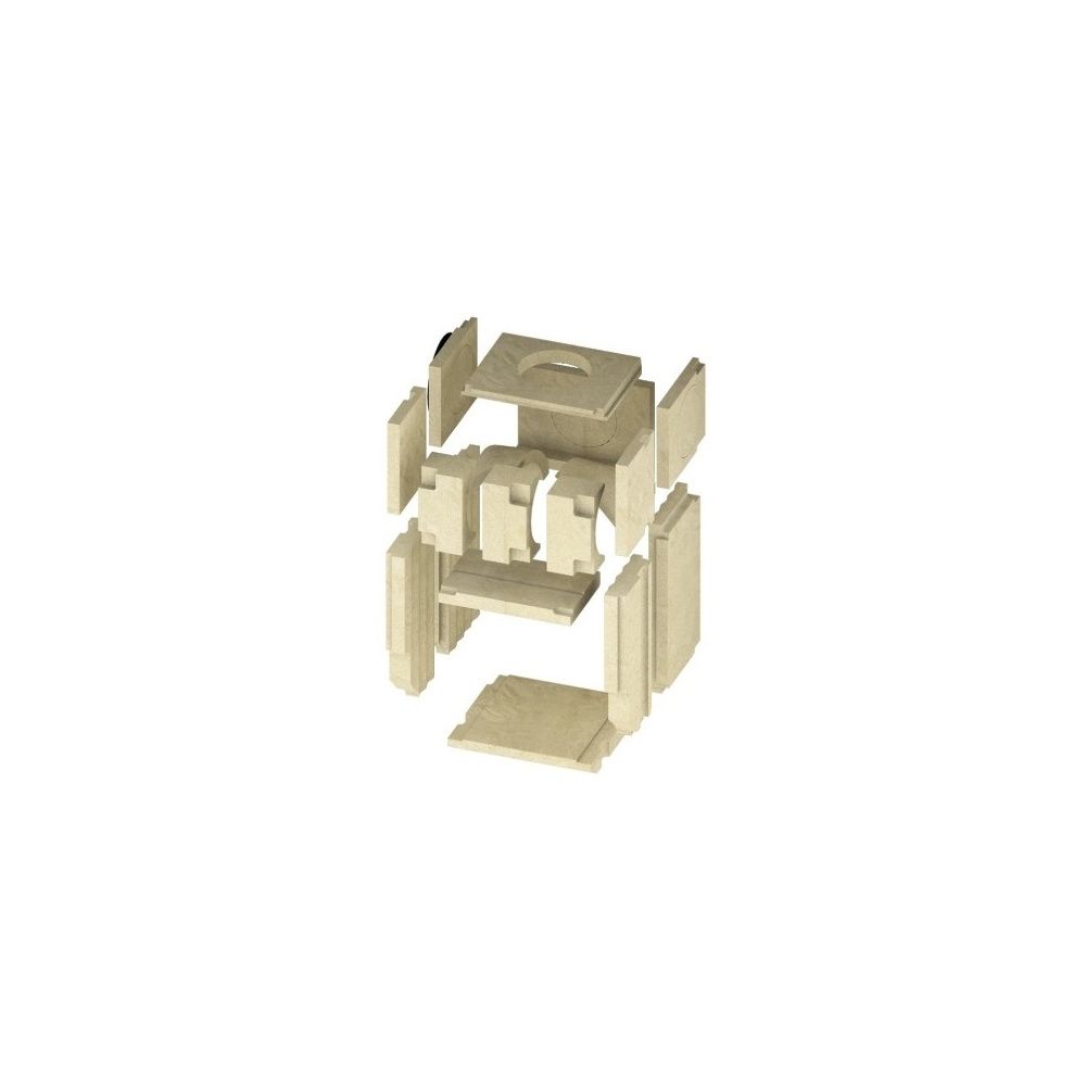 Camina Schmid Schamotte-Paket Innenauskleidung für Heizeinsätze Profi 12, LF14... CAMINA-21/5743-9200  (Abb. 1)