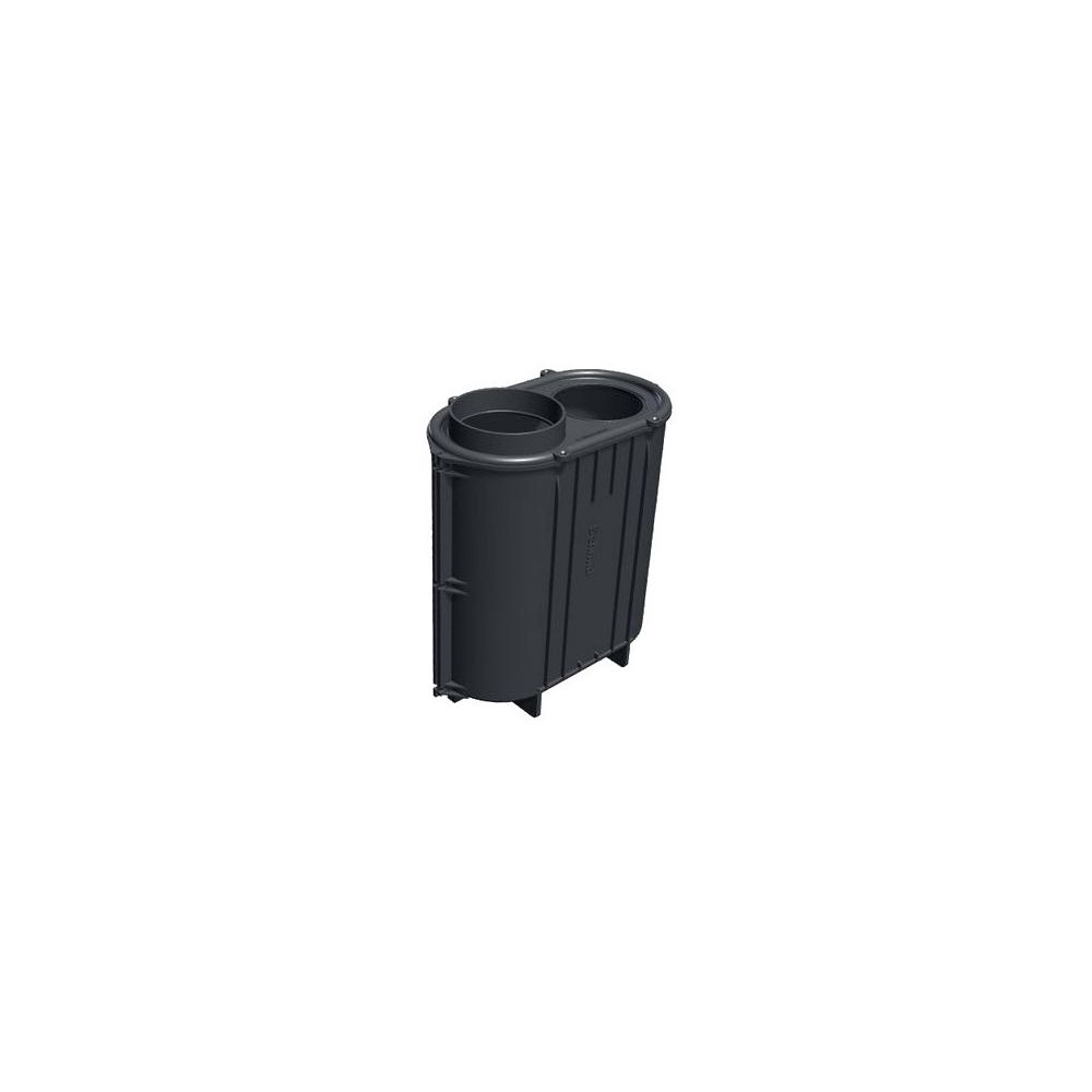 Camina Schmid Nachheizkasten NHK G 73, ausschamottiert, Reinigungsöffnung 180mm Eingangsdurchme... CAMINA-67/0073-9200 (Abb. 1)