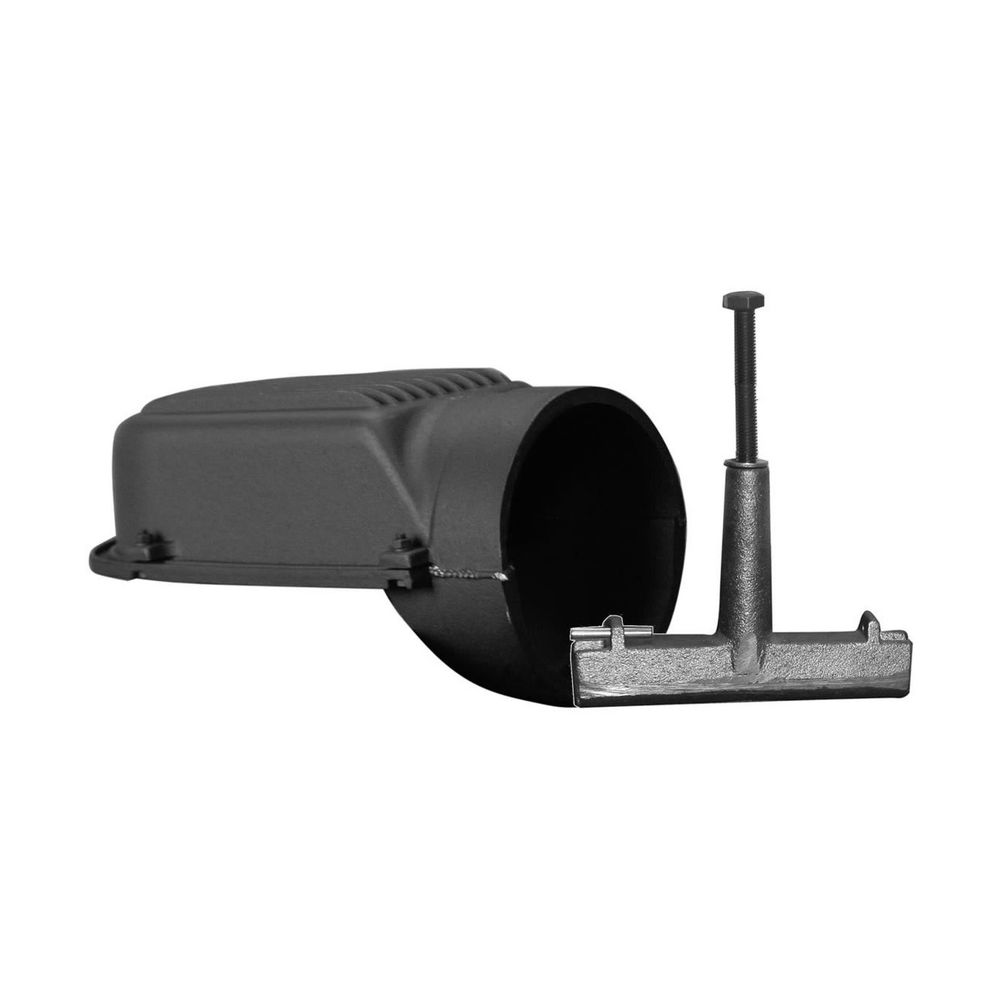 Camina Schmid Waagerechter Abgang für Heizeinsätze, Eingang/Ausgang 180mm, Guss... CAMINA-67/2000-9280  (Abb. 1)
