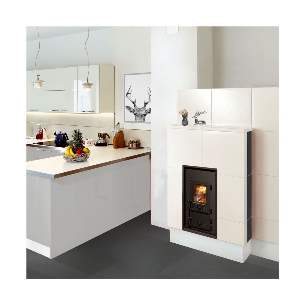 Camina Schmid Heizeinsatz SD6F Holz/BKB, 6/4kW, TA rechts wechselbar, mit Innenaus... CAMINA-67/2063-8900 9505116357433 (Abb. 2)